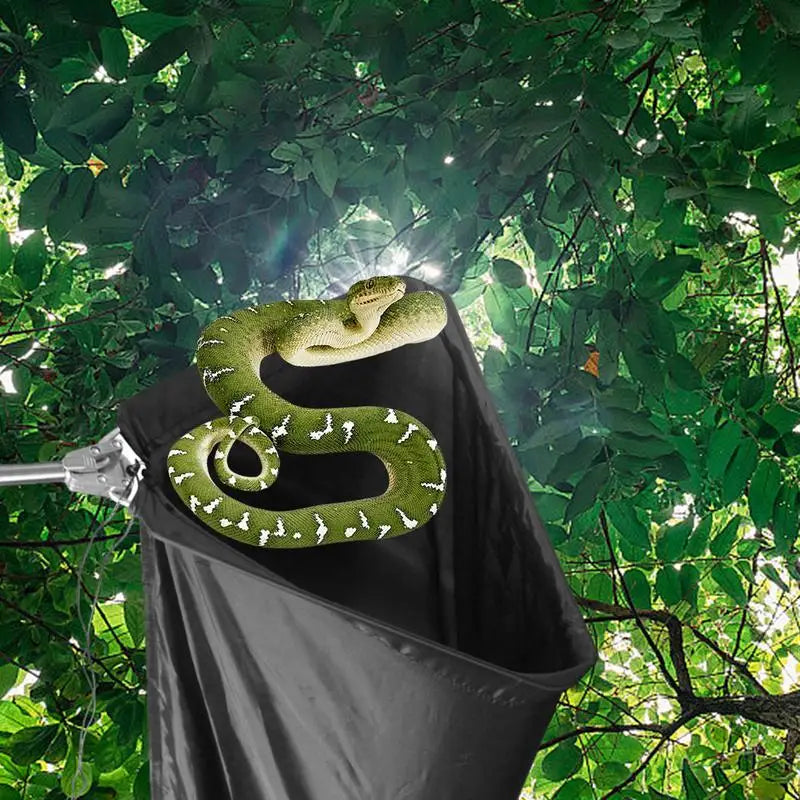 Snake Catcher Grabber Extendable Snake Stick with Bag Safe Reptile Grabber Long Reach Tool for Rattlesnake Reptile Snake Hook