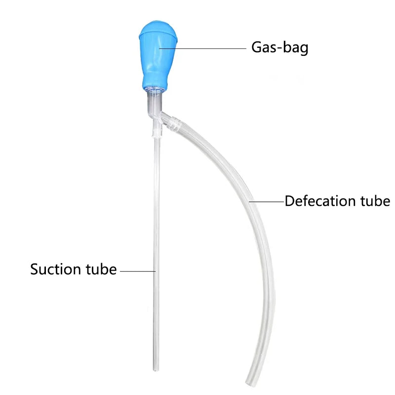 Aquarium Fish Tank Cleaning Tool Pipette Fish Tank Siphon Pump Water Changer Aquarium Accessories with Suction Defecation Tubes