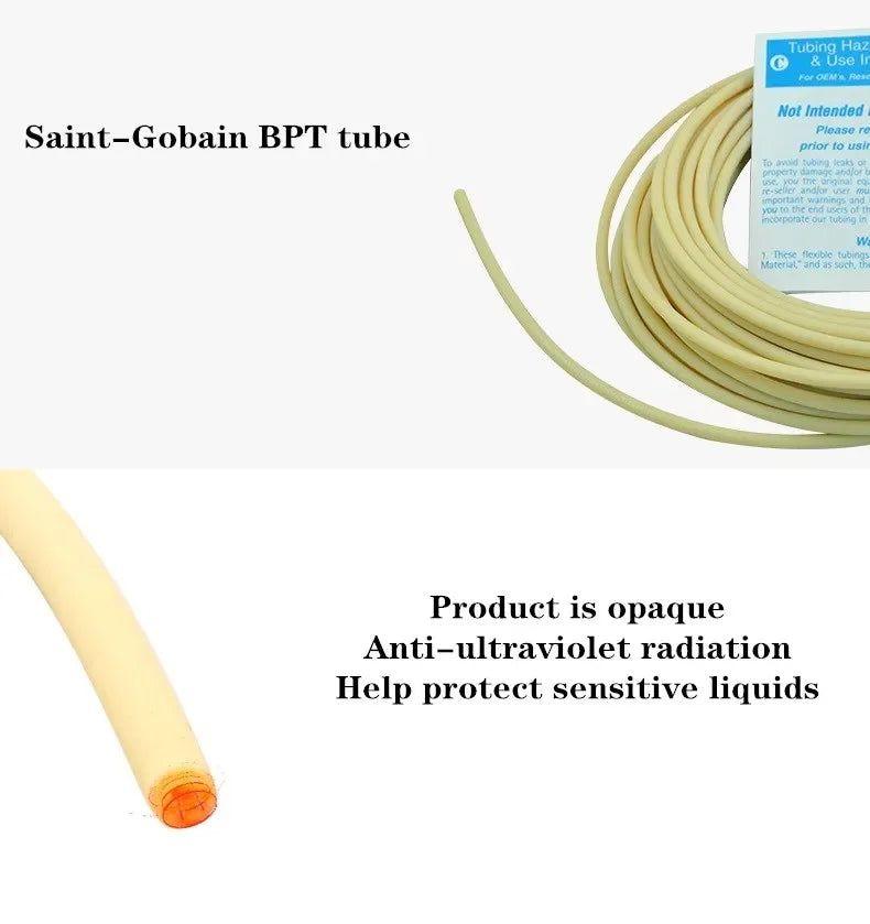 Kamoer High Temperature Chemical Resistance Peristaltic Pump Tube BPT Food Safe, Anti corrosion, Chemicals Tube Multisize шланг