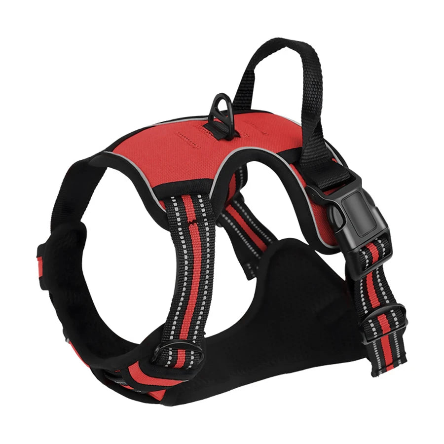 Dog leash, chest and back, large dog walking leash, medium to large explosion-proof sling, chest and back
