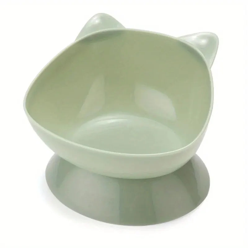 High Foot Pet Bowl Detachable and Washable Plastic Combination Anti Tipping Drinking Water