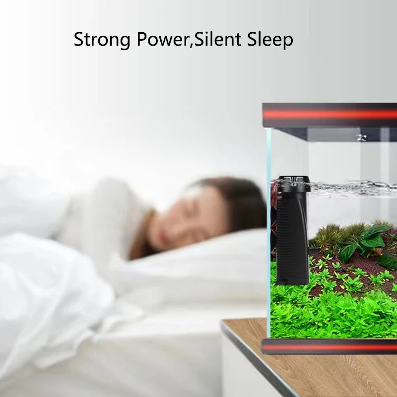 3W Aquarium Surface Oil Skimmer Filter Mute Auto Oil Film Processor Remove Tool for Aquarium Fish Tank Water Filtration 220-240V