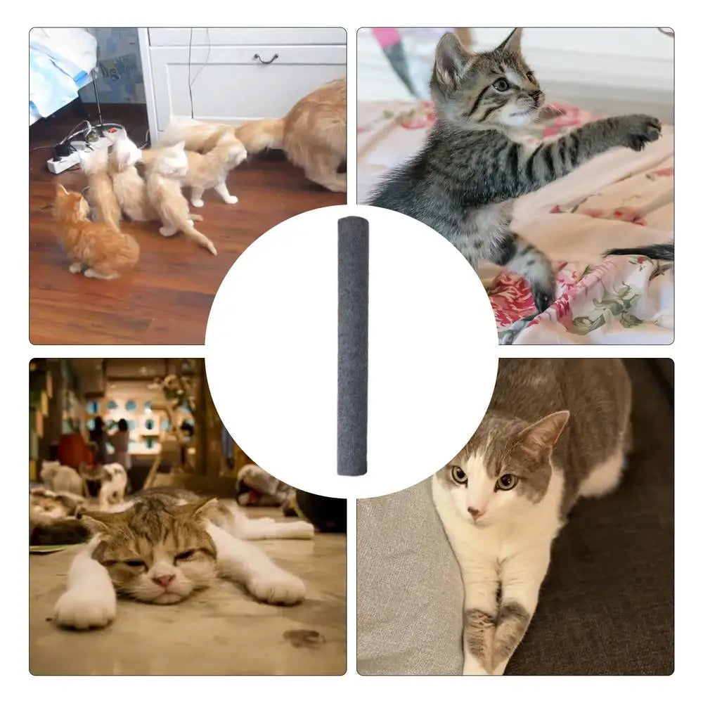 Cat Scratcher Wall Mount Cat Scratching Pad Self-Adhesive Interactive Toys Vertical Scratcher for Small Medium Cats Pets