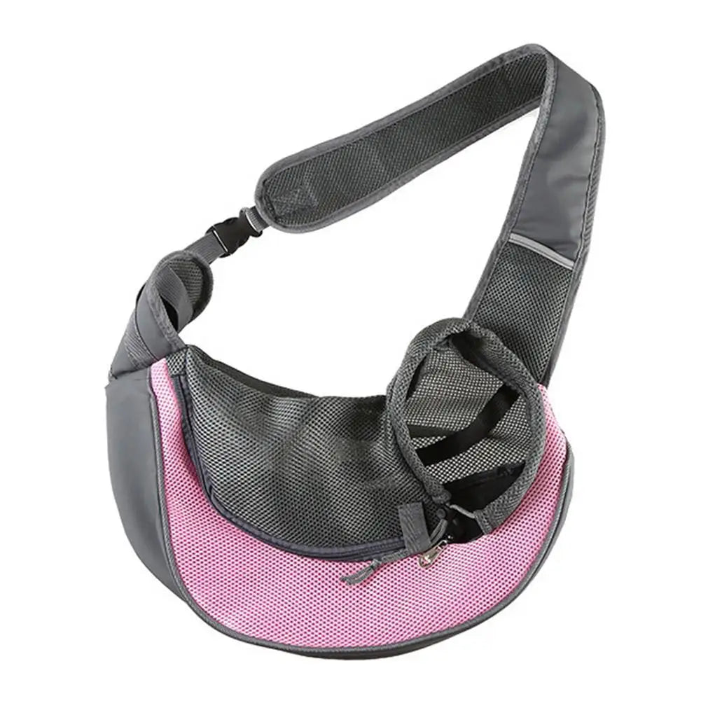 Large Space Pet Travel Shoulder Bag, Widened And Thickened Shoulder Strap Design Does Not Squeeze Breathable Mesh Pet Backpack