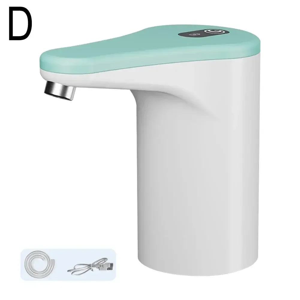 USB Electric Smart Bottled Water Pump Foldable Barreled Water Suction Device for Desktop Convenient Mineral Water Dispenser