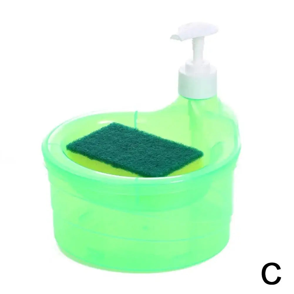 Kitchen Integrated Dishwashing Liquid Dish Towel Storage Press Box Soap Box Dishwashing Pot Soap Dispenser Storage Neat