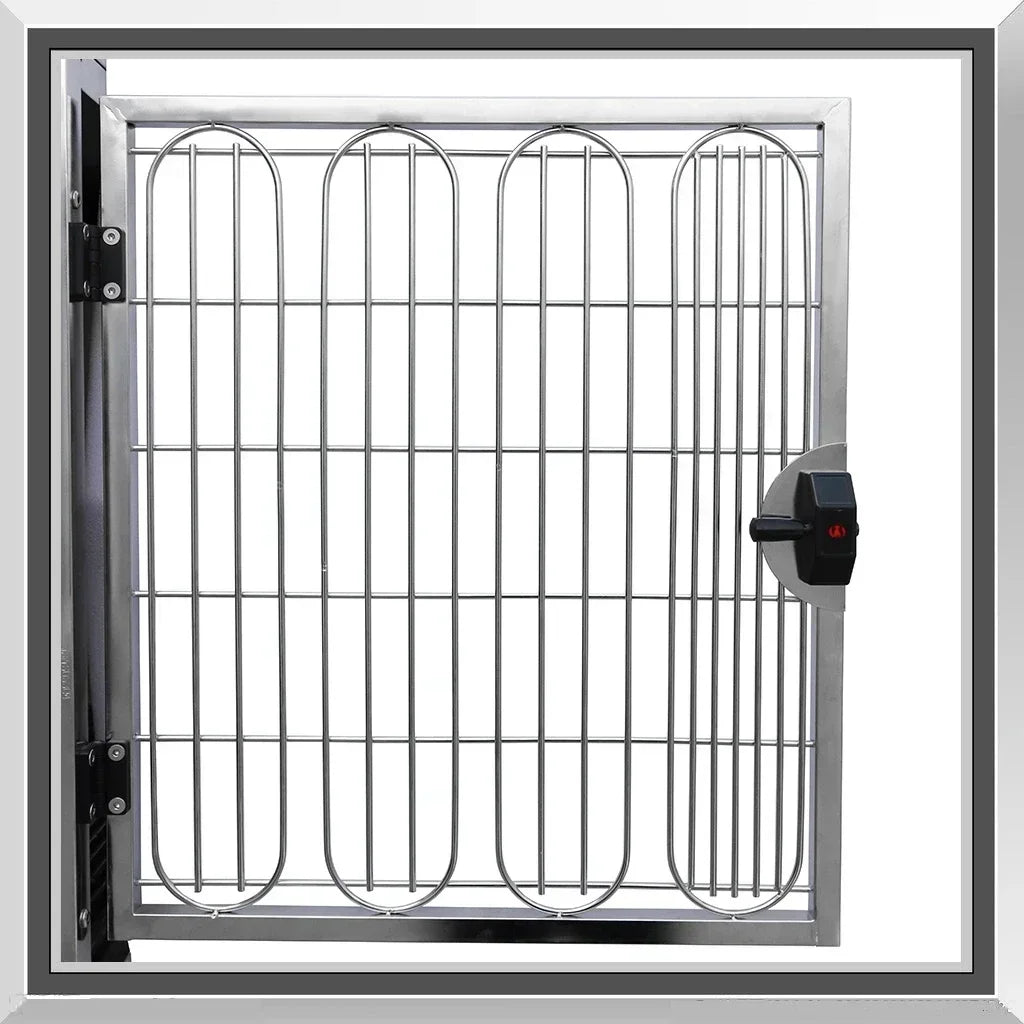 Stainless Steel Pet Cages for Dogs, Cats and Other Animals in Veterinary Hospitals and Clinics Three Sizes To Choose From