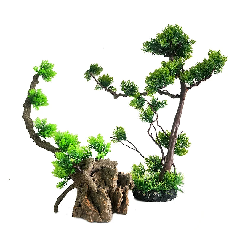 Artificial Tree Underwater Grass Aquarium Fish Tank Simulation Decoration Aquarium Backgrounds Plants Water Grass Accessories