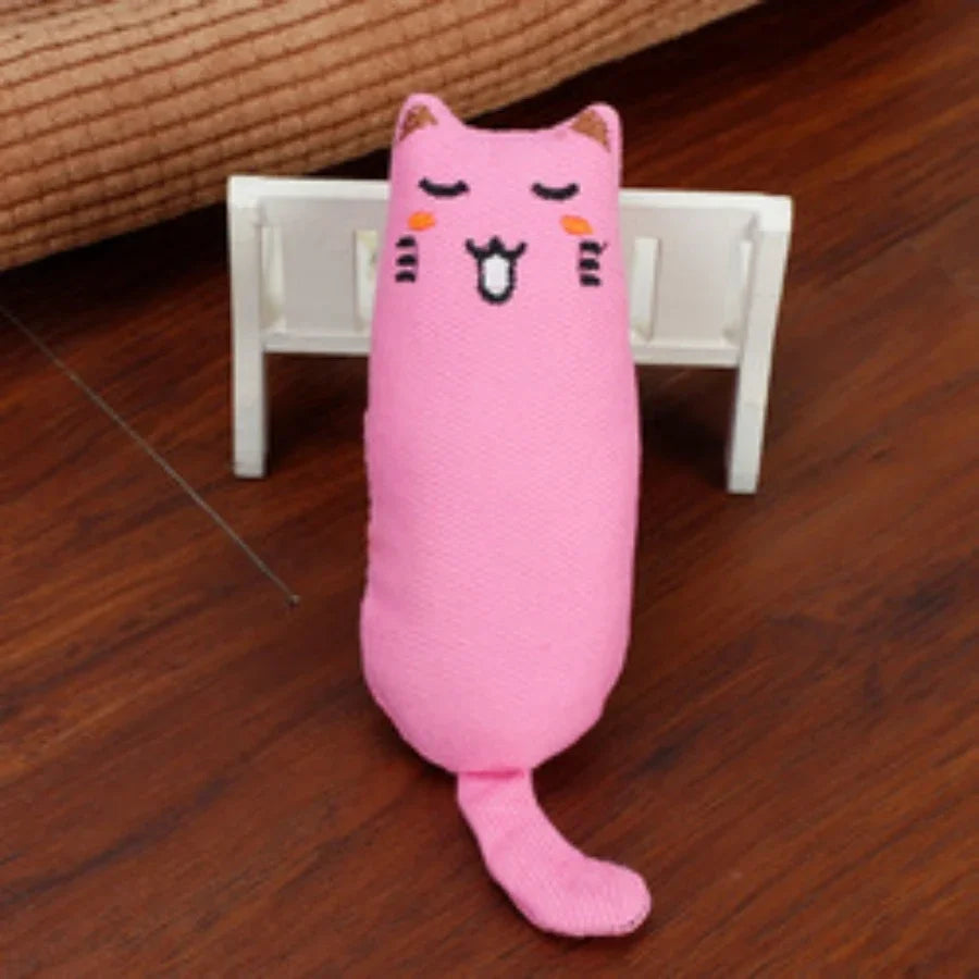 Pet Accessories Rustle Sound Catnip Toy Cats Product For Pets Cute cat Toys For Kitten Teeth Grinding Cat Plush Toy Thumb Pillow