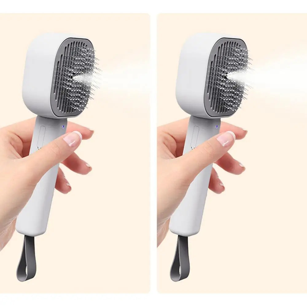 Steamy Pet Brush Rechargeable Cat Grooming Brushes Pet Water Combs Cat Hair Remover Cat Cleaning Massage Brush for Puppy  Kitten