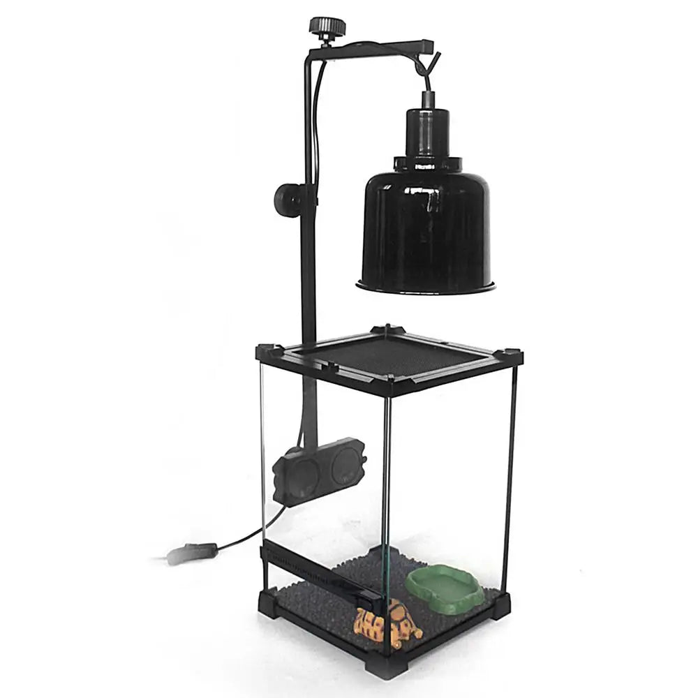 Suction Reptile Lamp Holder Hunging Aquariums Light Stand Adjustable Small Reptile Dome Lamp Bracket For Tortoise Lizards