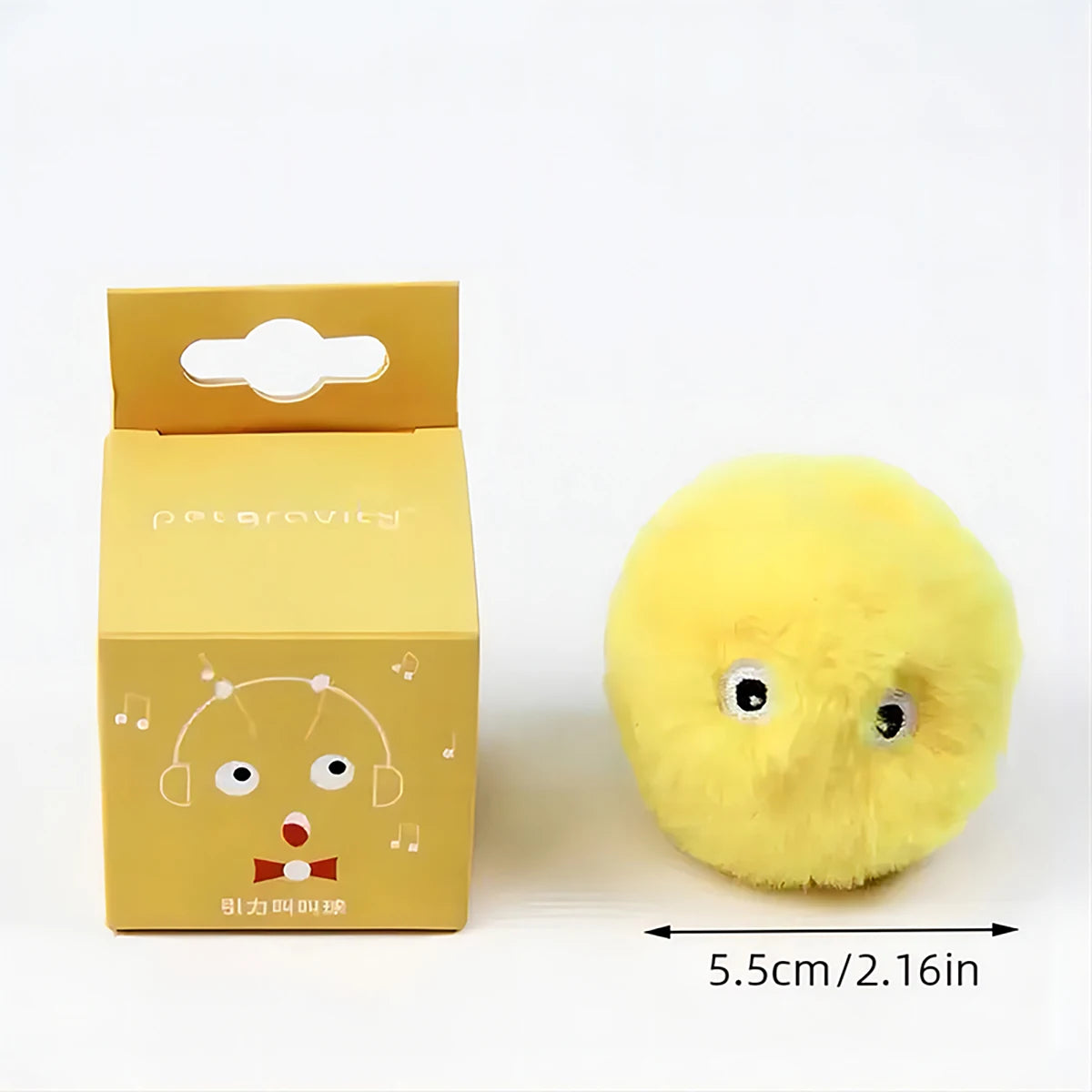 Fuzzy Churping Catnip Ball