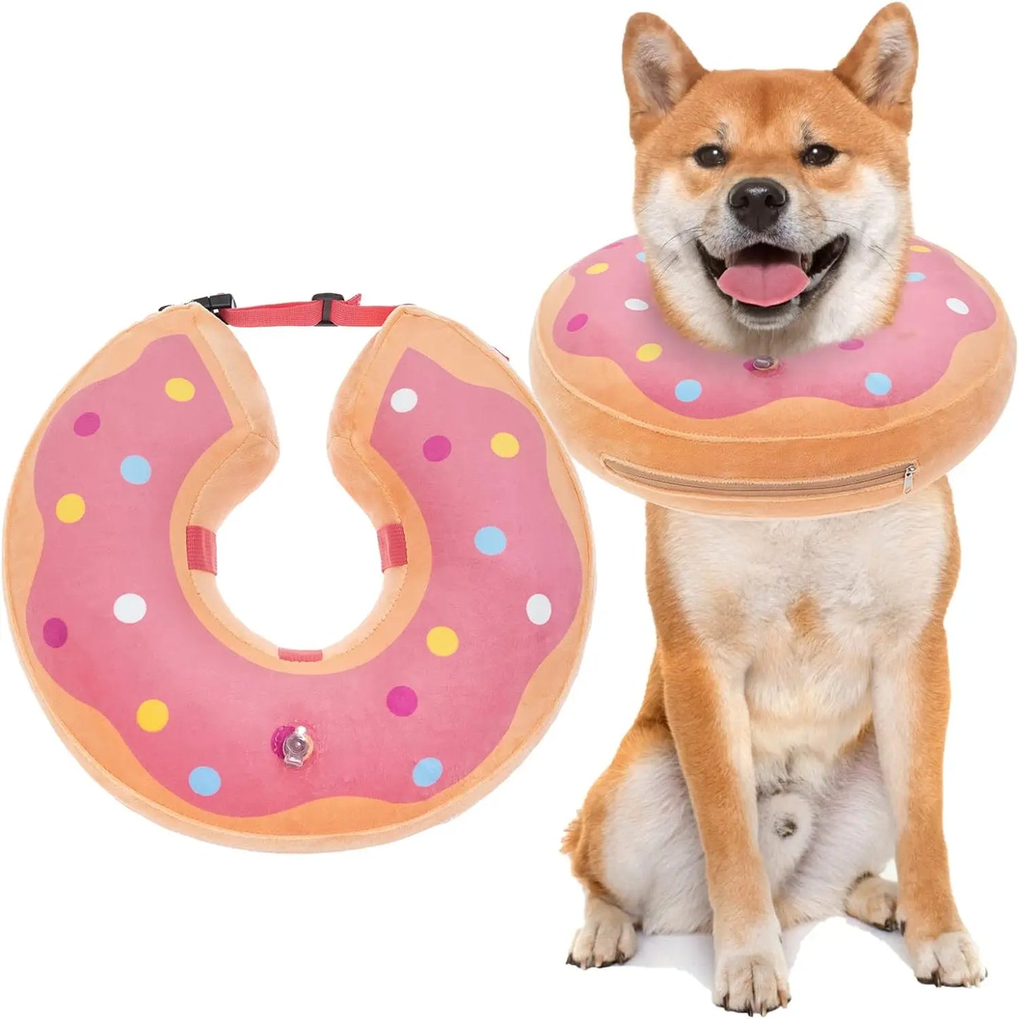 Protect Inflatable Dog Collar After Surgery Recovery Pet Collar for Small Medium Large Dogs Soft Dog Elizabeth Cone Collar