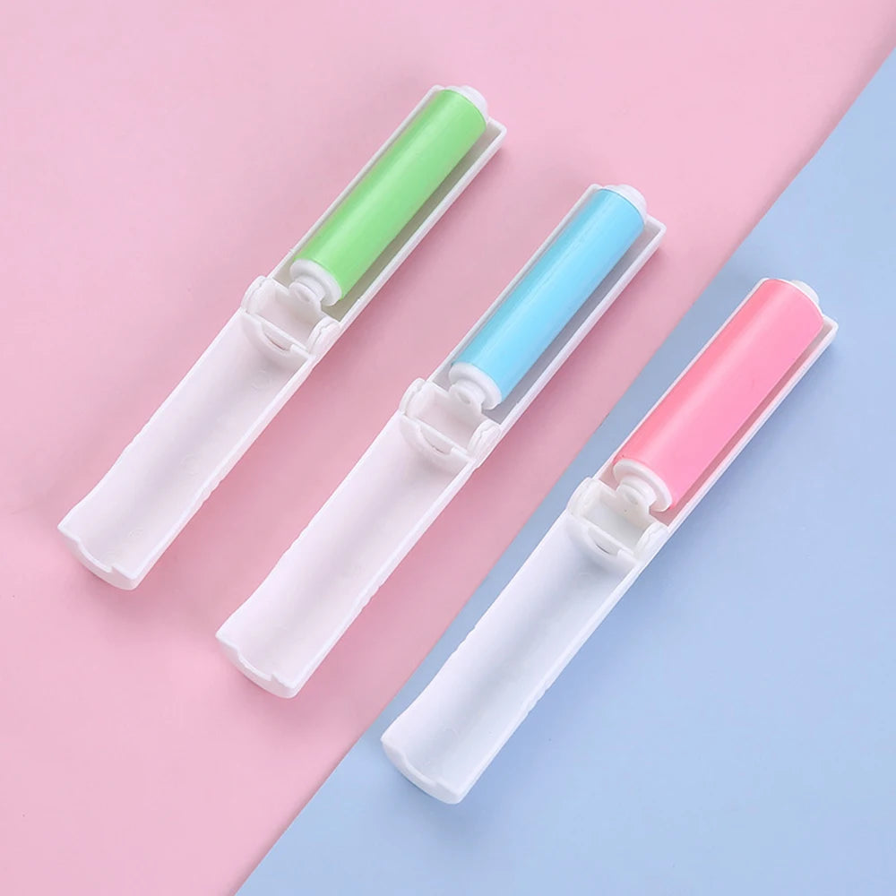 Washable Lint Sticking Roller Portable Pet Hair Remover Tool Reusable Roller Brush for Sofa Clothes Dog Cat Hair Sticking Roller