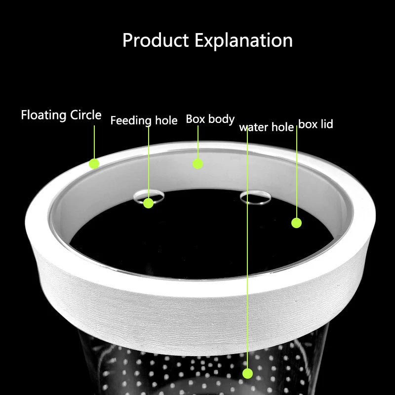 Acrylic Floating Fish Breeding Isolation Box Aquarium Breeder Feeder Fish Tank Hatching Incubator Aquarium Hatchery Accessory