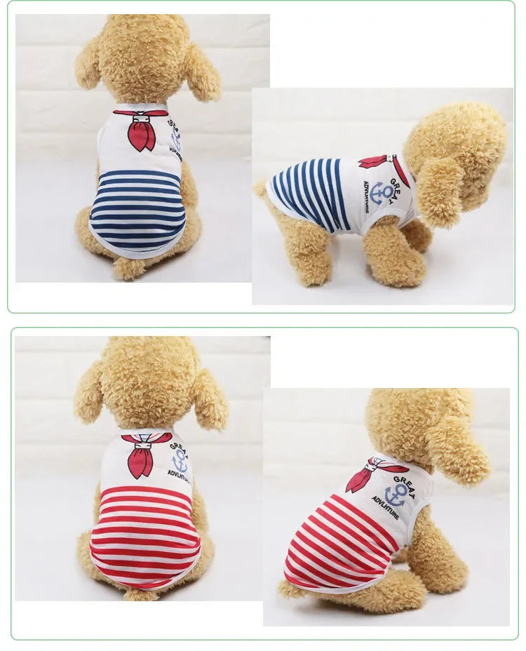2023 Hot Cute spring summer Dog Clothes Printed Camouflage Mesh Dog Vest For Small Medium Dogs Coat Jacket Puppy Costume Vest