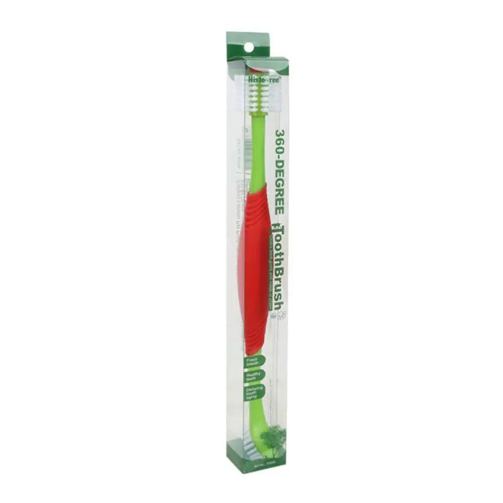 Double Head Pet Toothbrush Cat Dog Pet Cleaning Toothbrush Safe Food Grade Material Non-irritating Soft Hair Maintain Pet Oral H