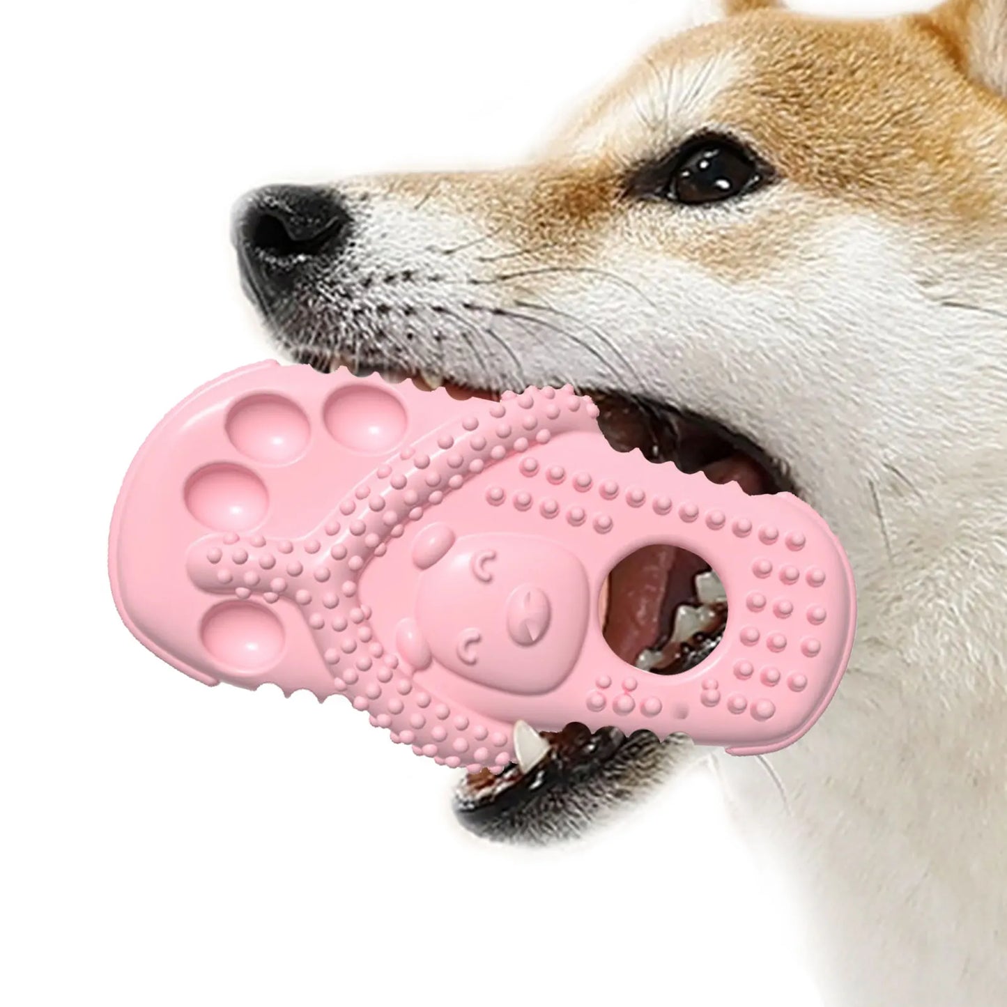 Chewing Toys For Dogs Interactive Slipper-Shaped Puppy Teether Dog Chewing Toys For Cleaning Teeth Tough Teeth Grinding Toy For