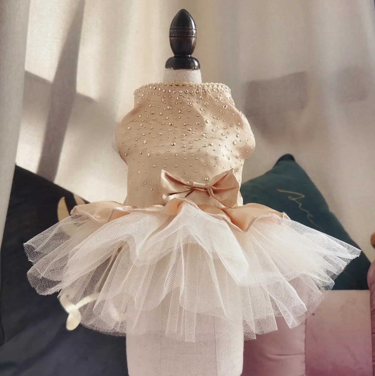 Pet Dog Cat Dress Summer Clothes Dot Dog Dress For Dogs Skirt Summer Princess Dog Wedding Dresses dog dresses for small dogs