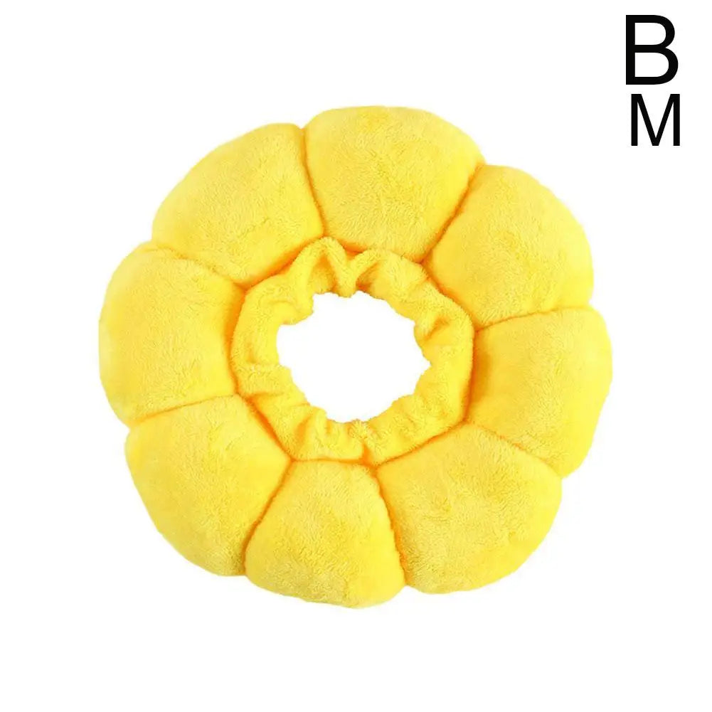 3 Sizes Adjustable Sunflower Elizabeth For Pet Cat Anti-bite Recovery Collar For Dog Cat Sterilization Anti Lick Head K1F9