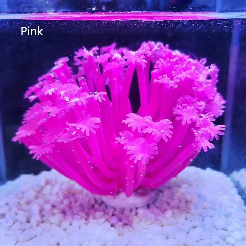 Artificial Coral Aquarium Fish Tank Simulation Soft Coral Decoration Aquarium Landscape Water Grass Ornament Aquarius Plants New