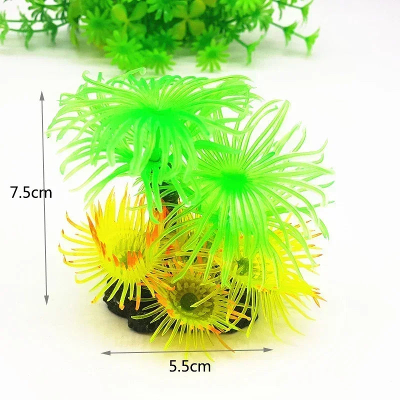Artificial Underwater Coral Aquarium Fish Tank Simulation Decoration Aquarium Backgrounds Plants Water Grass Accessories Home