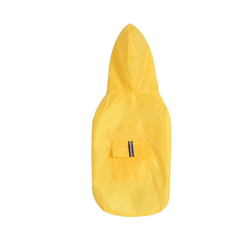 Big dog raincoat reflective waterproof windproof hooded raincoat large dog clothing outdoor raincoat dog clothing jacket
