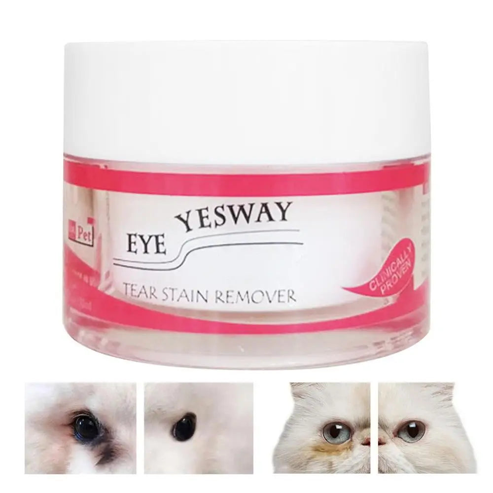 20g Pet Tear Stain Powder Dog Cat Eye Tear Stain Remover Powder Bichon Pomeranian Eye Stain Cleaner Pet Grooming Accessories