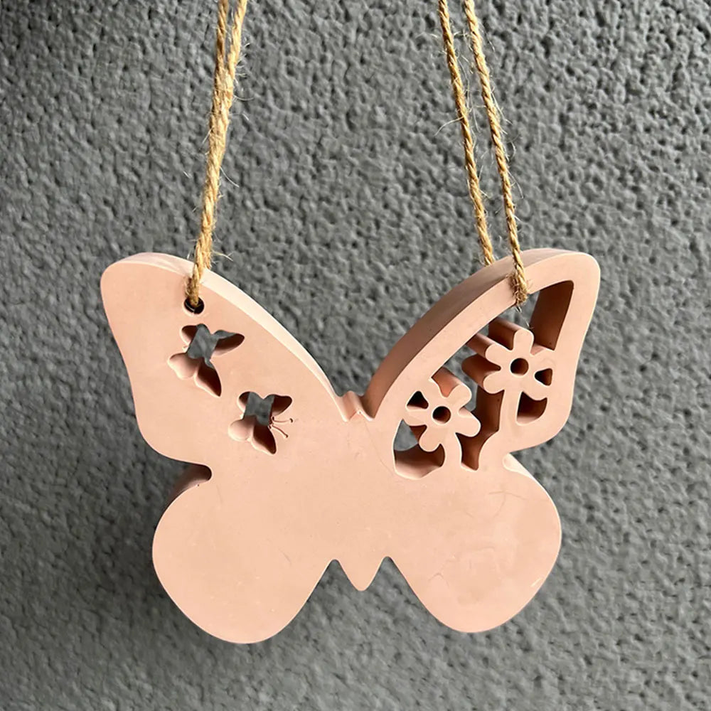 3D Bird Animal Mold Cute Butterfly Plaster Hanging Decoration Resin Silicone Clay Mold DIY Lovebird Garden Decoration