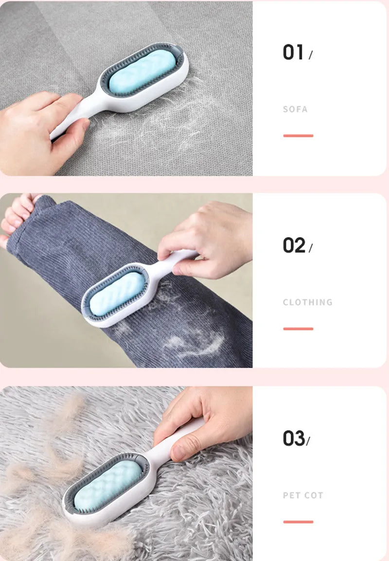 Double-Sided Fur Removal Brush