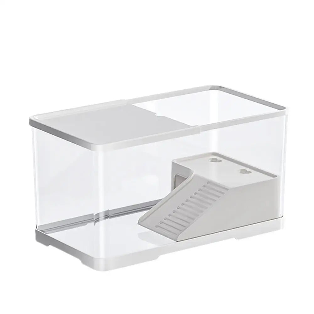 Turtle Tank Reptile Tank with Basking Platform Aquatic Tortoise Aquarium Reptile Habitat Tortoise Aquarium Habitat Turtle Carry