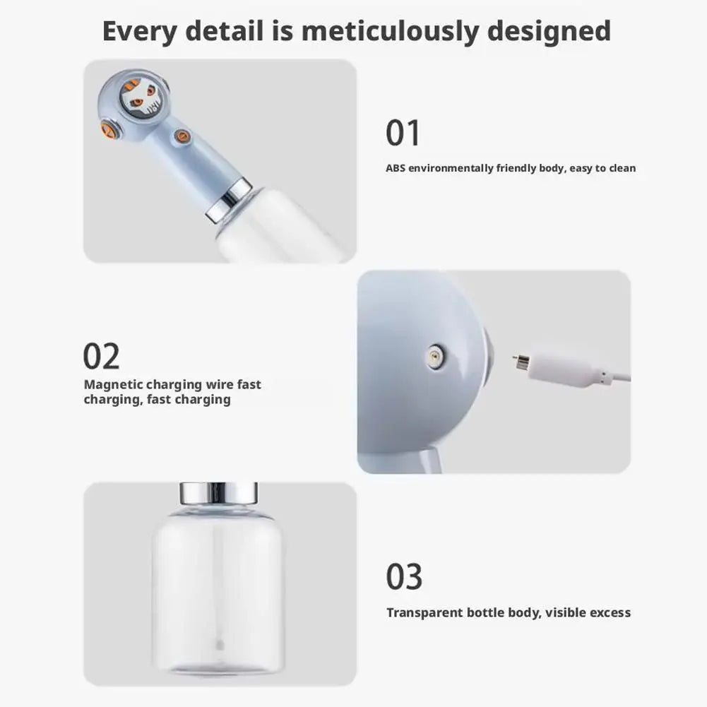 Electric Pet Dog Bath Shower Gel Foaming Machine IPX6 Waterproof Soap Dispenser Pet Bathing Supplies Rechargeable