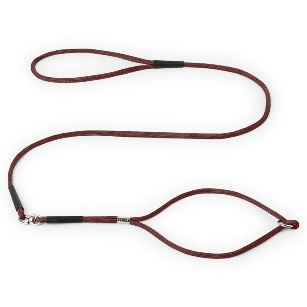 Superior Thin Nylon Slip Lead Dog Leash 5mm*120cm No Pull Pet Slip Leash for Puppy Training Adjustable Slip Collar for Small Dog