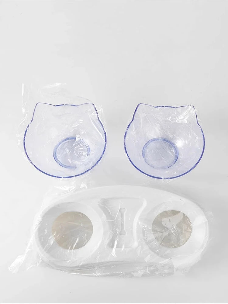 Non-Slip Double Cat Bowl Dog Bowl With Stand Pet Feeding Cat Water Bowl For Cats Food Pet Bowls For Dogs Feeder Product Supplies