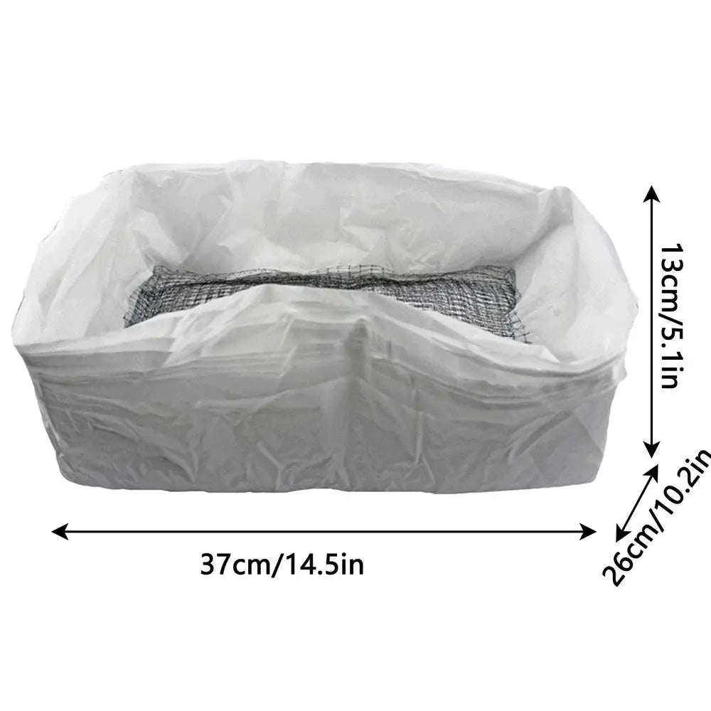 Durable Cat Litter Bags Liners 10Pcs Reusable Cat Litter Liners Bag Pet Hygienic Litter Box Liner Pet Cat Excrement Liners