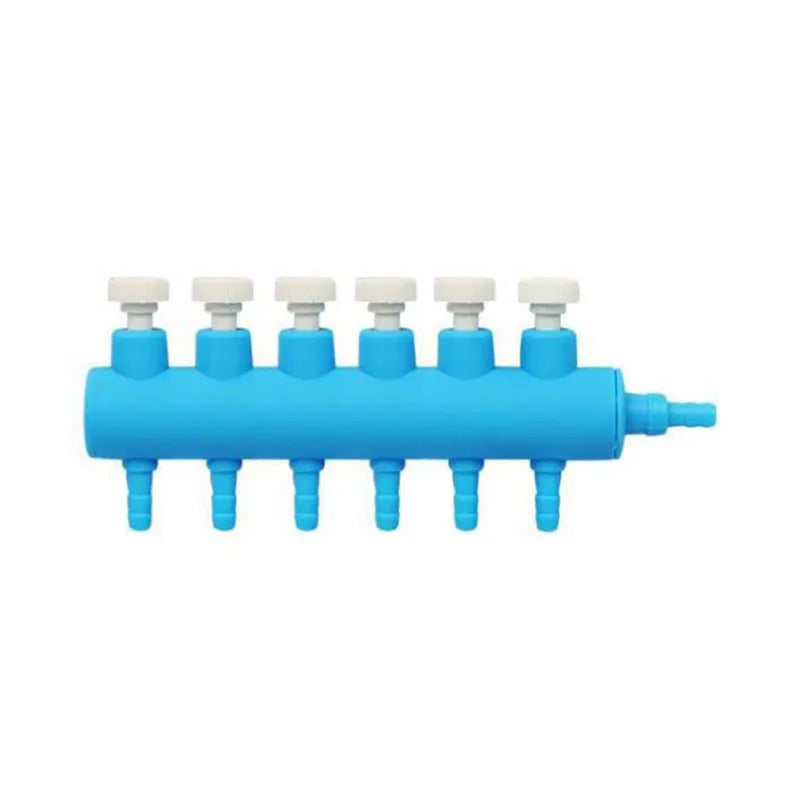 Aquarium Air Splitter Valve Fish Tank Air Pump Flow Splitter Distributor Pump Valve Tap Lever Control Switch Valves Accessories