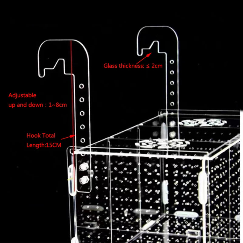 HighTransparent Acrylic Aquarium Fish Breeding Feeding Isolation Box Fish Aquarium Breeder Hatching Incubator Tank Accessories