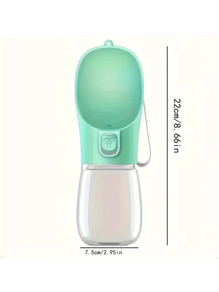 Pet Travel Water Bottle Portable For Small Large Dogs Bowl Supplie Durable Outdoor Walking Puppy Cat Drinking Products 300ML