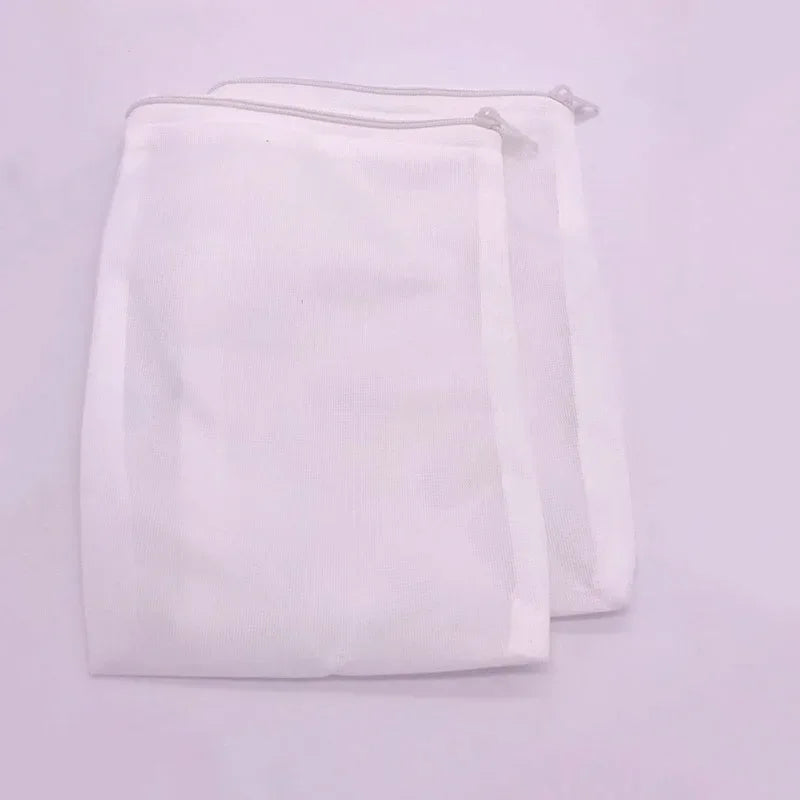 Fine Hole Filter Net Bag Mesh Bag Acquarium Pond For Bio Ball Carbon Media Functional Aquarium Fish Tank Isolation Bags 2/5/10Pc