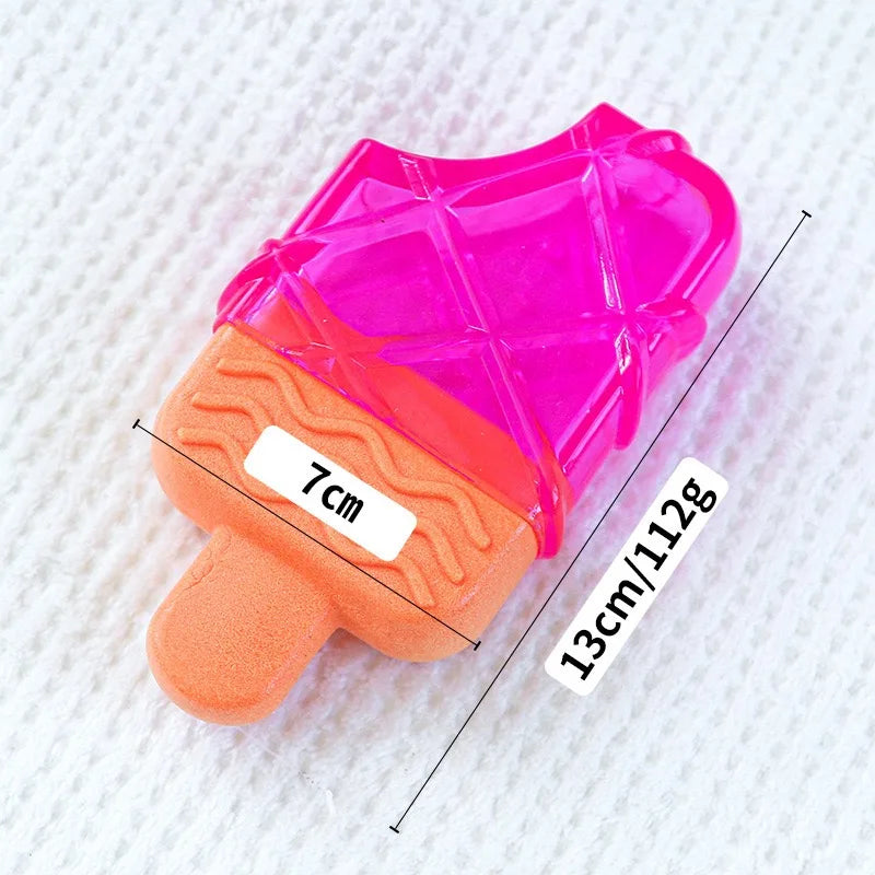 Cute Fruit Shape Pet Dog Toys Molar Accessories Summer Cooling Chew Toy for Husky French Bulldog Bite Resistant Pet Products