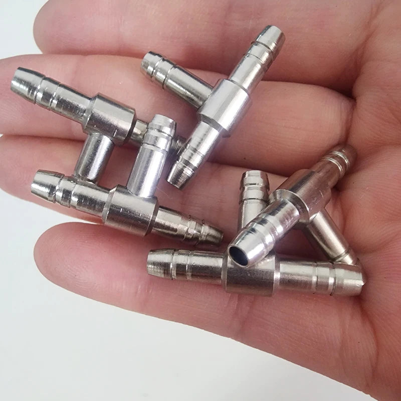 Stainless Steel Air Splitter Valve Aquarium Fish Tank Air Pump Flow Splitter Distributor Pump Valve Tap Lever Control 3WayOutlet