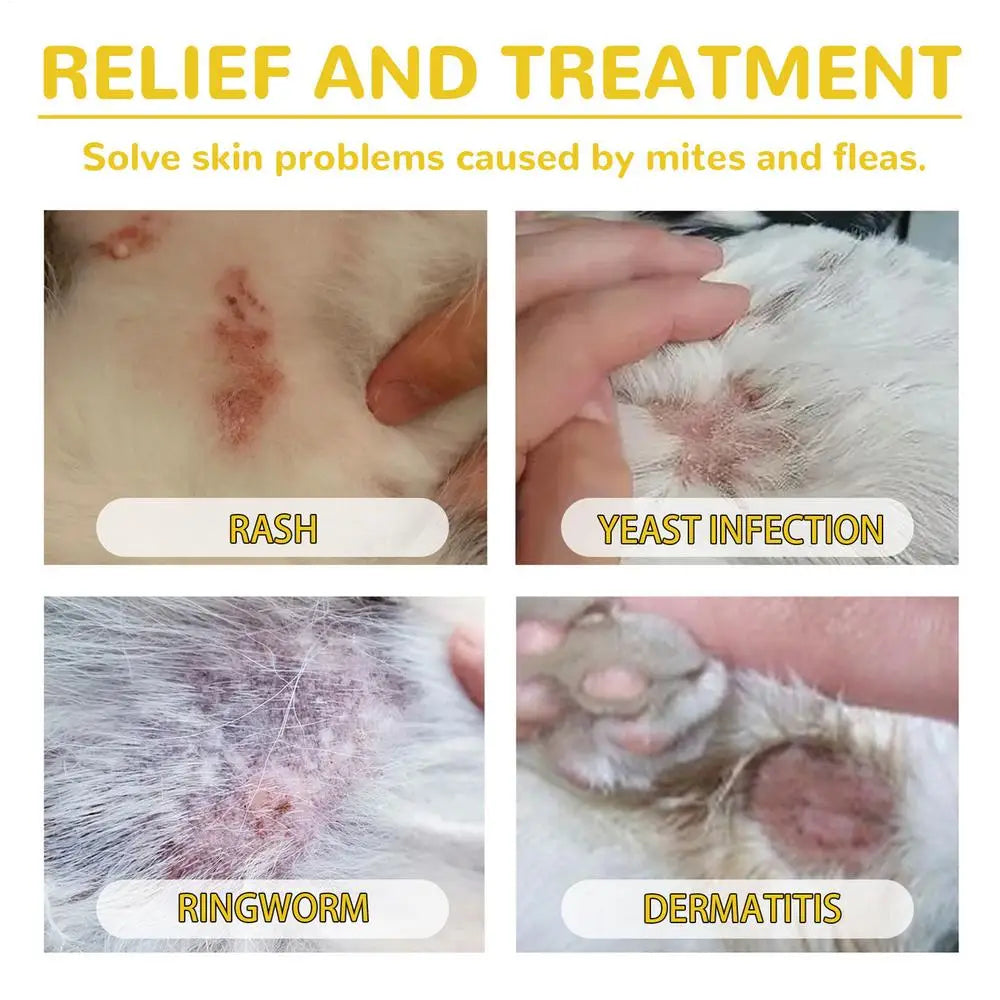 2Ml Pet Dog Cat Vitro Drops Long-Lasting Control Repel Fleas Ticks Lice Insect Remover Spray For Cats Kittens Dogs