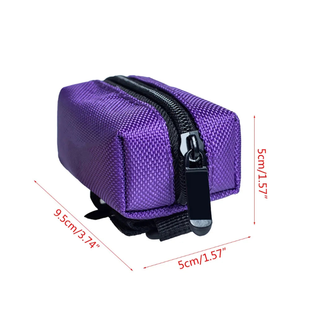 Pet Dog Poop Bag Dispenser Dog Waste Poop Bag Holder Leash Attachment Adjustable Travel Garbage Bag Dispenser Pet Cleaning Tools