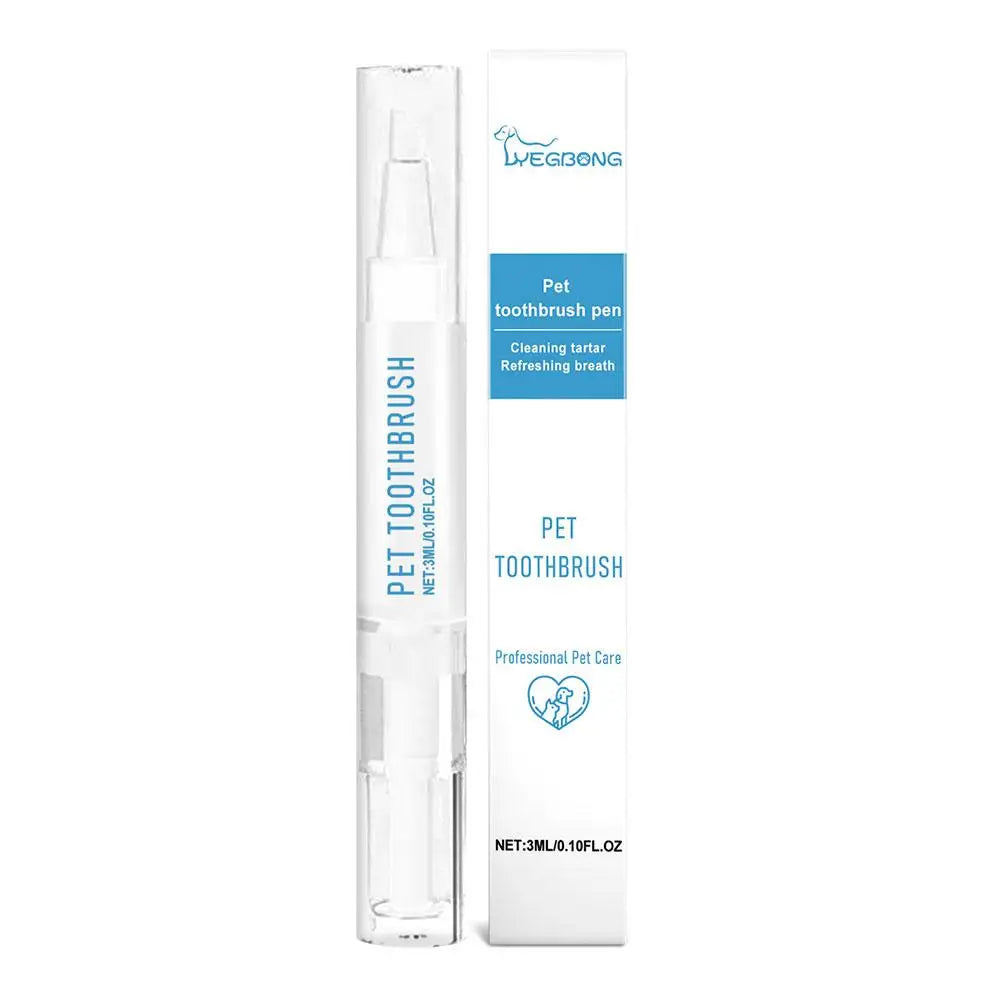 Pet Toothbrush Pen Remove Tartar Deep Cleaning Oral Breath Remove Yellowing Prevent Health Portable Supplies Bad Pet B7Y5