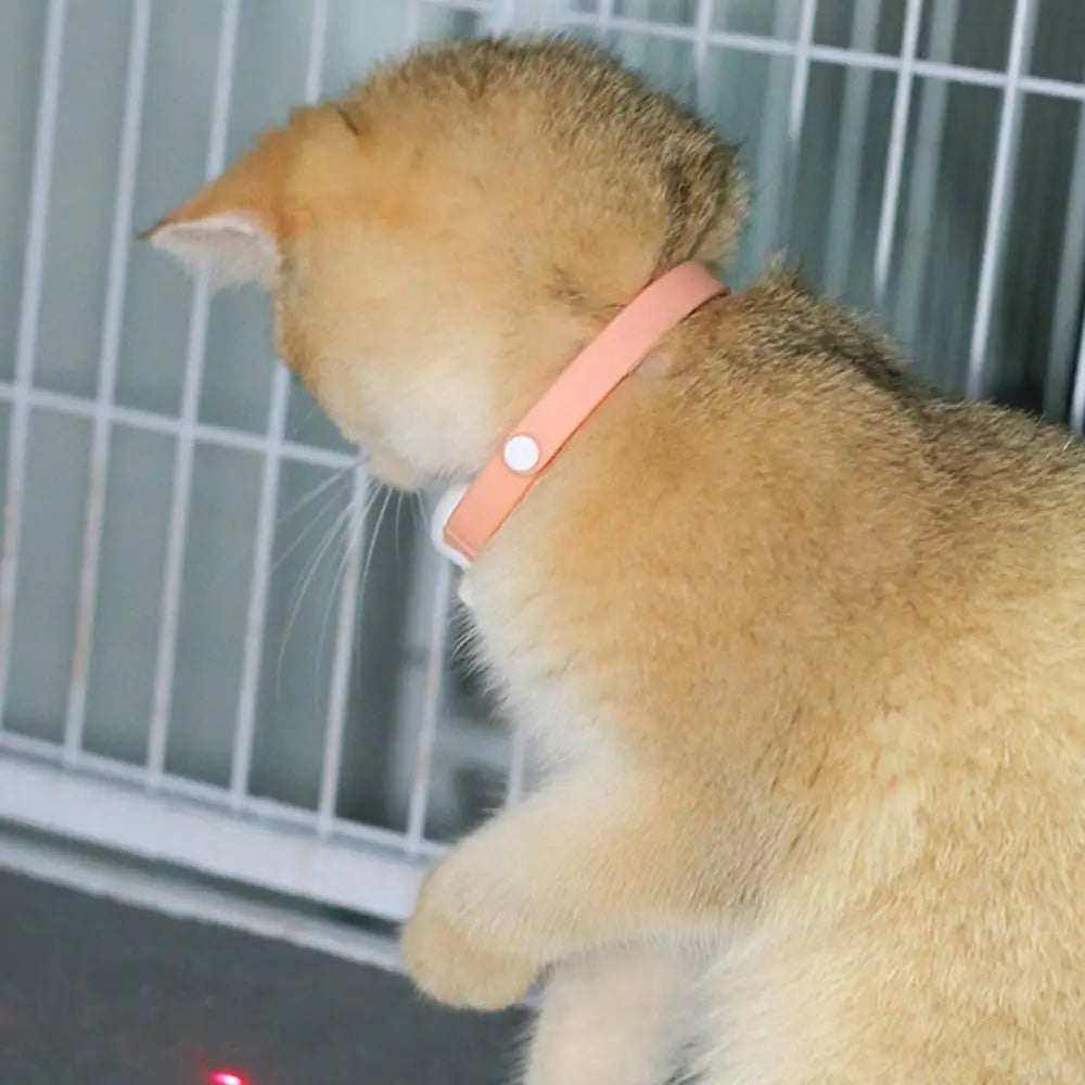 Laser Cat Collar LED Laser Cat Teasing Toy Cat Collar Toy Electric Smart Laser Teasing Cat Interactive Toy Kitten Playing Toy