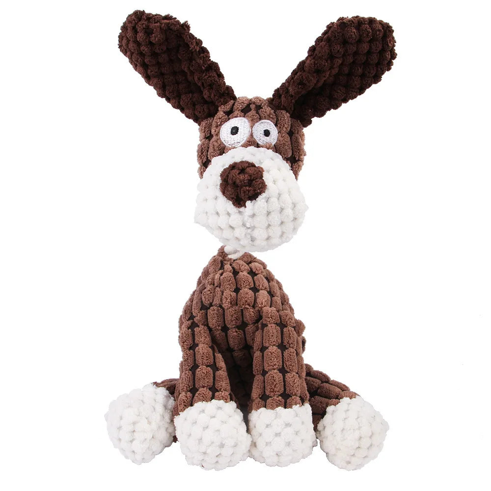 Pet Toys Plush Dog Toys Squeaky Dog Toys Stuffed Toys for Small Medium Large Dogs Animals Toys Puppy Chew Toy with Clean Teeth