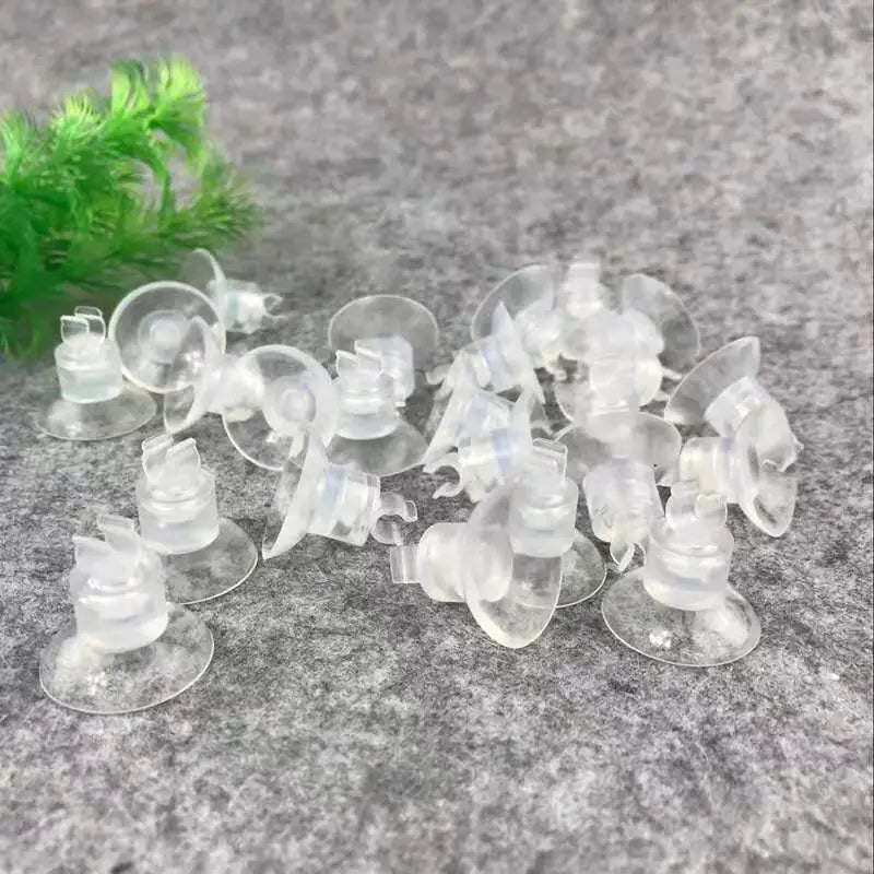 10Pcs/lot Aquarium Sucker Suction Cup Air Line OxygenTube Holder Sucker for Fish Tank Pump Oxygen Air Tube Fixing Clip 4/5mm