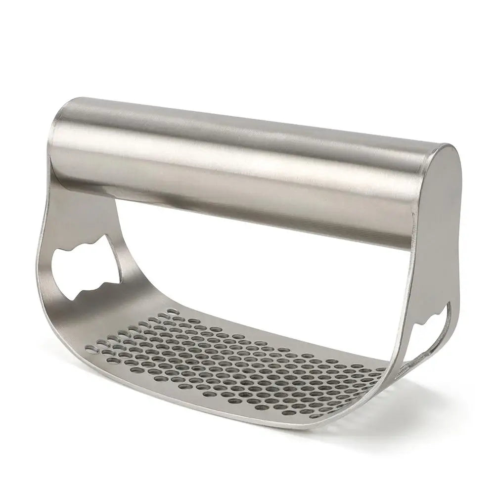 Garlic Press Rocker Garlic Mincer Garlic Crusher With Peeler Comfortable Handle Garlic Chopper For Smash Garlic Kitchen Too J3B1