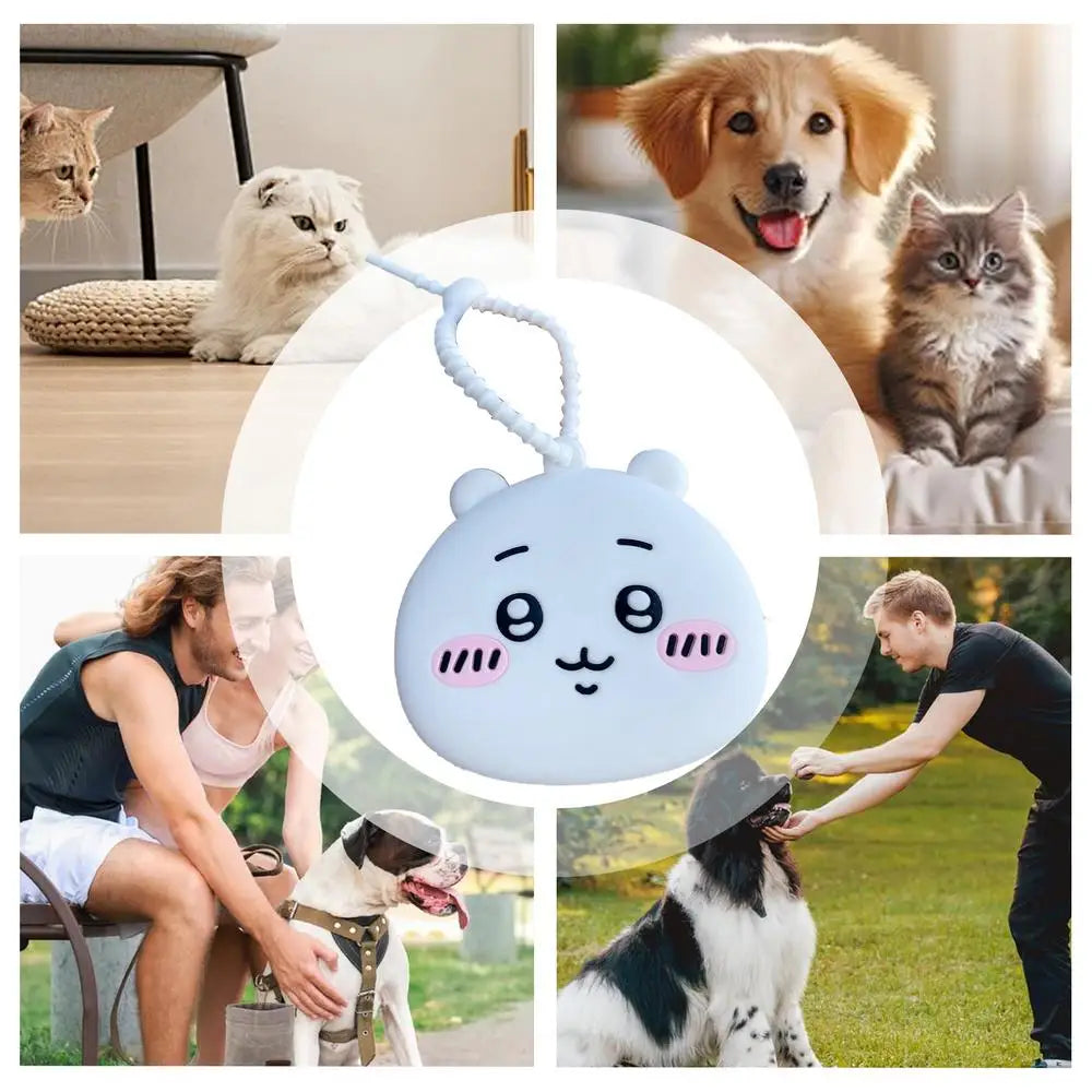 Zippered Dog Food Container Cartoon Silicone Dog Food Bag Cute Pet Snack Pouch Multipurpose Puppy Food Bag For Cookies Dry Meat