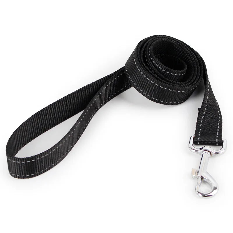Reflective Puppy Big Dog Collar with Buckle Soft Padded Wide Adjustable Pet Collar for Medium Large Dogs Pitbull Leash Dog Chain